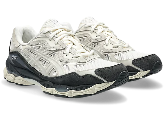 Asics- GEL-NYC in White and Smoke Grey