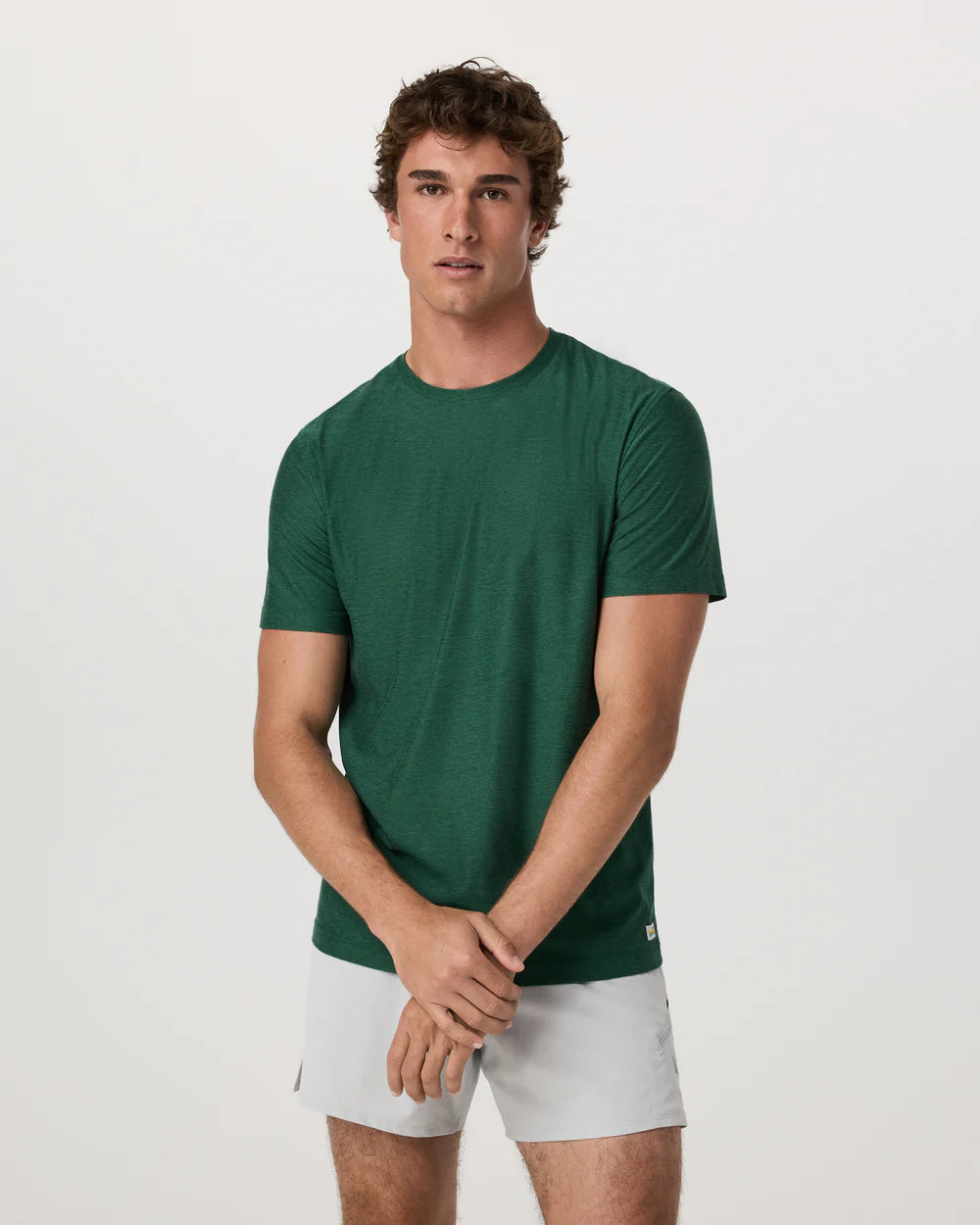 Vuori - Strato Tech Tee in Viridian Heather