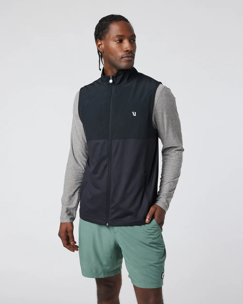Vuori - Sunday Element Vest in Black
