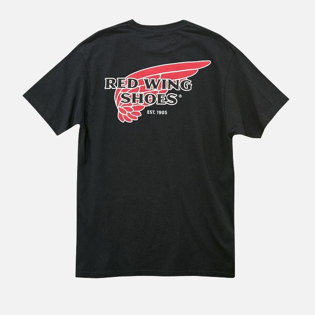 Red Wing - Classic Logo T-Shirt in Black