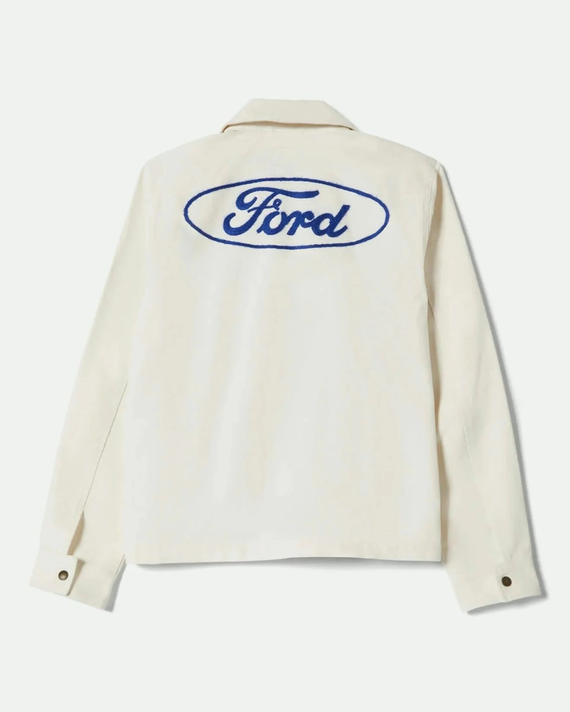 Brixton - Ford Number One Garage Jacket in Wimbledon White