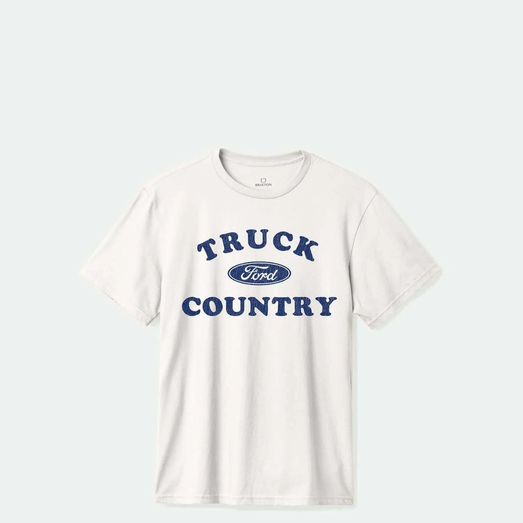 Brixton - Ford Truck Country Tee in Wimbledon White