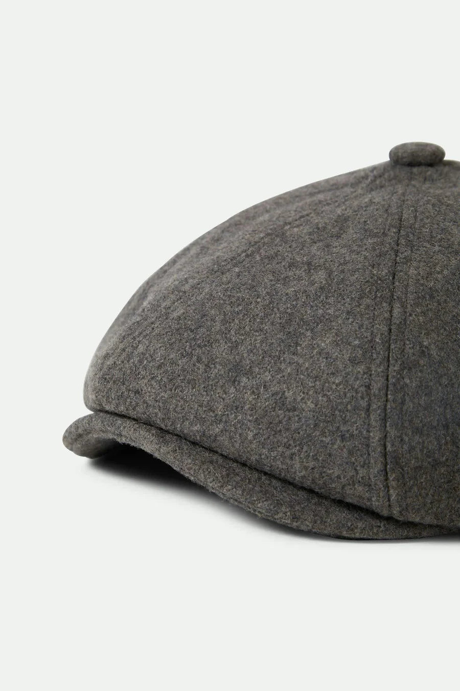 Brixton - Brood Flannel Snap Cap in Heather Grey/Washed Navy