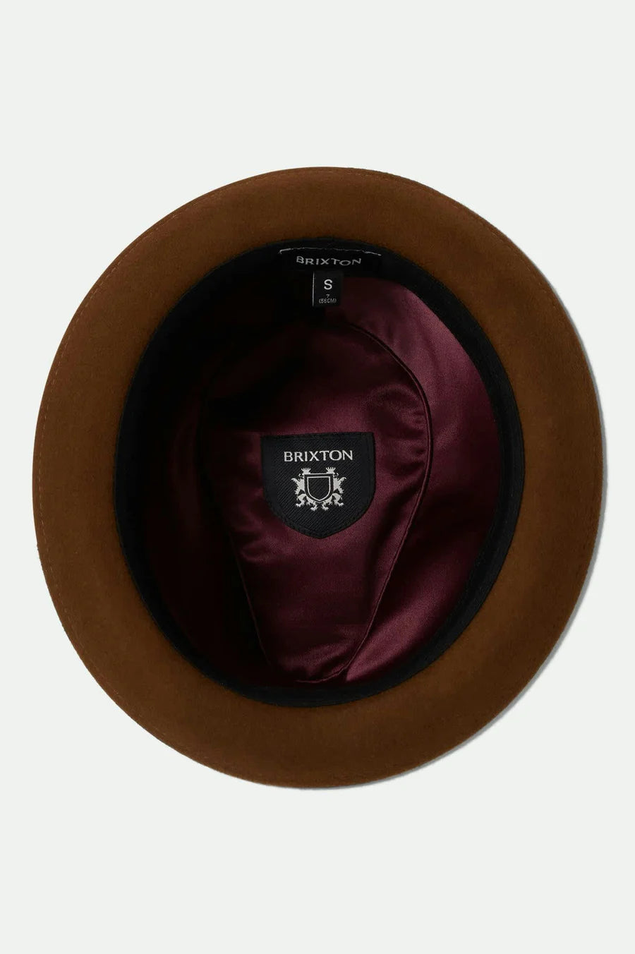 Brixton - Gain Fedora in Coffee and Chestnut