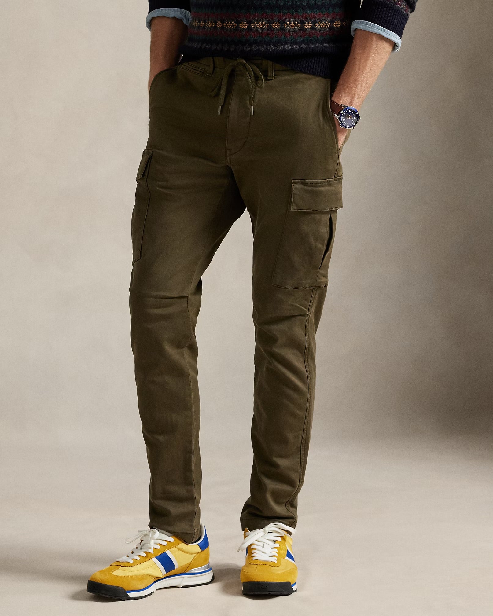 Polo Ralph Lauren - Stretch Slim Fit Knitlike Cargo Pant