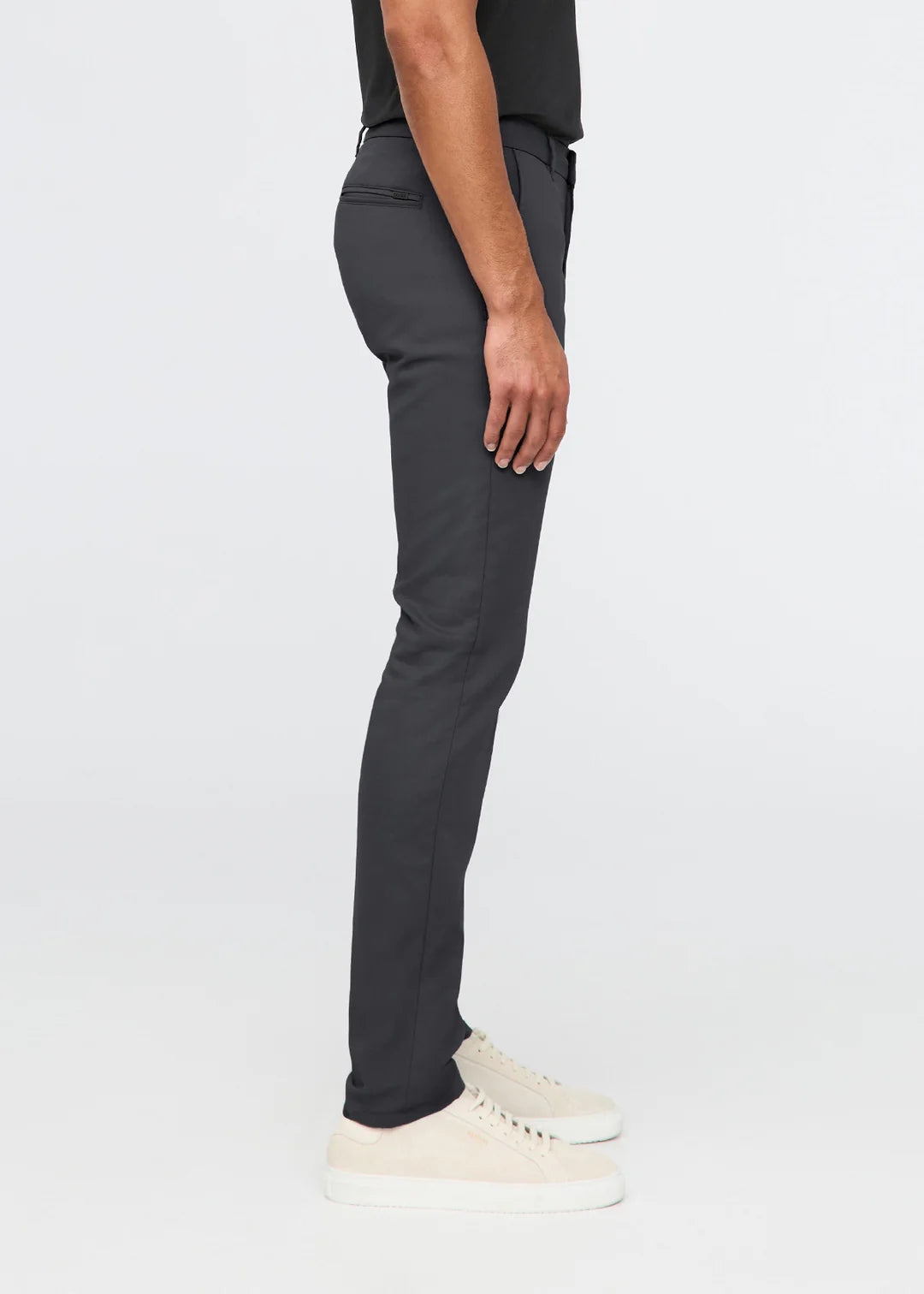 Duer - NuStretch Slim Straight Trouser in Charcoal