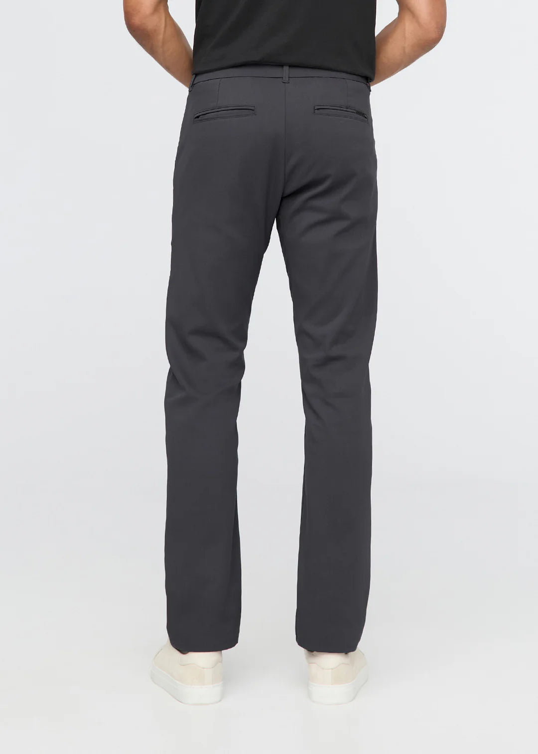 Duer - NuStretch Slim Straight Trouser in Charcoal