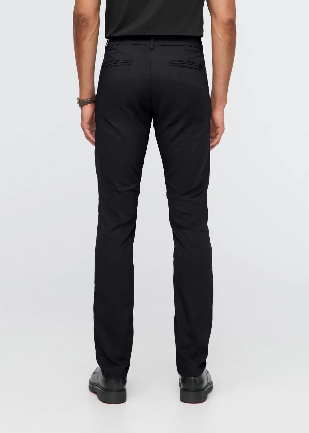 Duer - NuStretch Slim Straight Trouser in Black