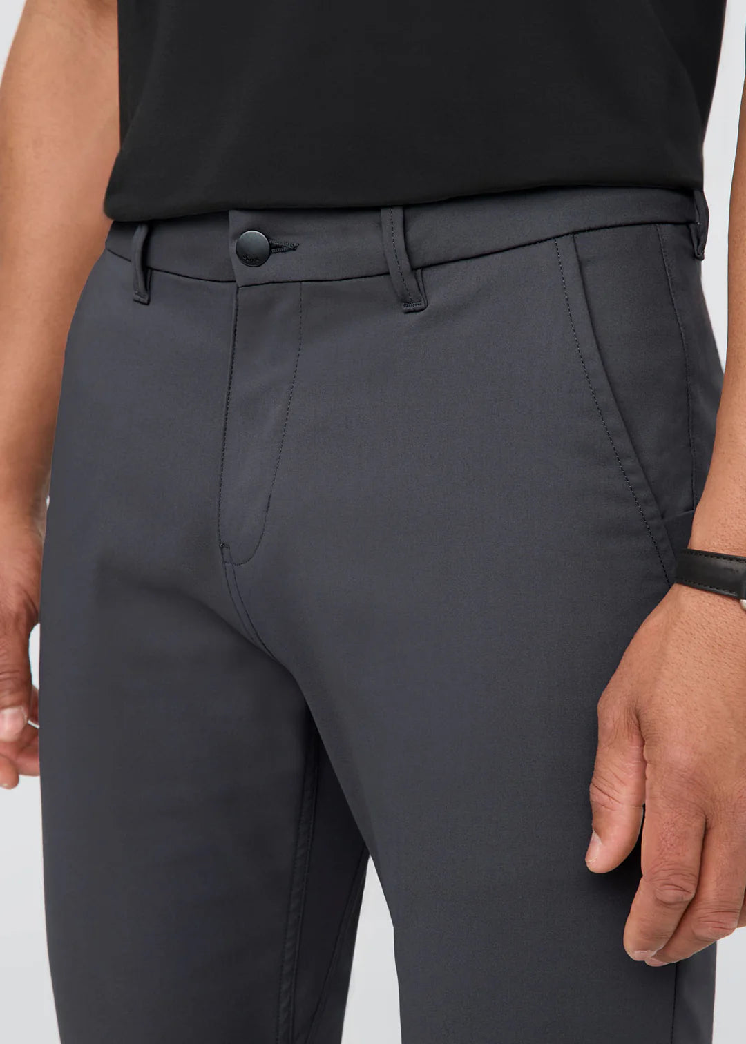 Duer - NuStretch Relaxed Taper Trouser in Charcoal