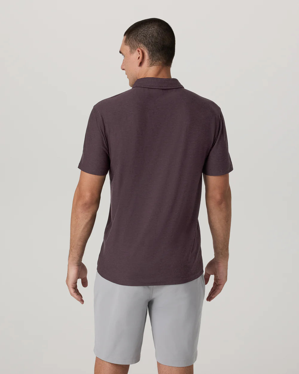 Vuori - Strato Tech Polo in Raisin Heather