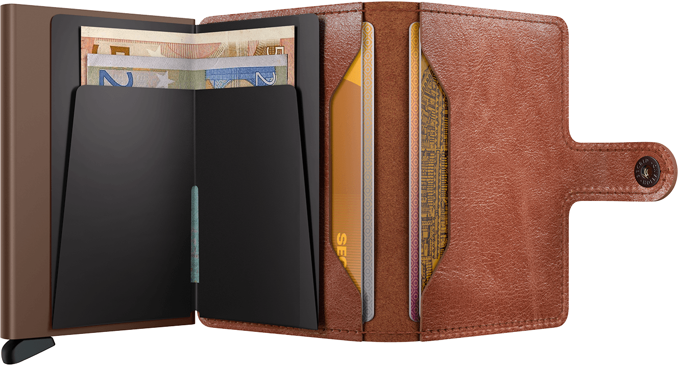 Secrid - Miniwallet in Vintage Cognac Brown