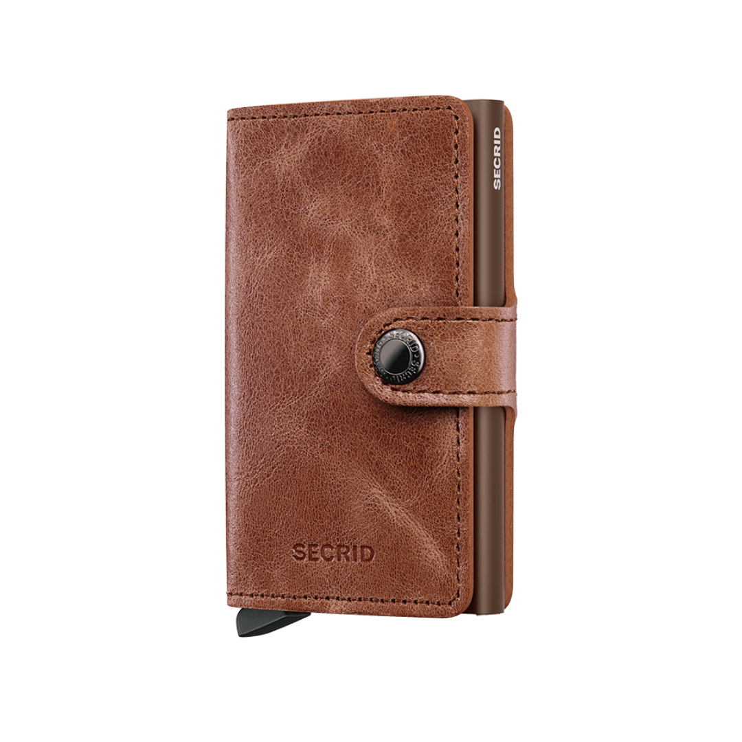 Secrid - Miniwallet in Vintage Cognac Brown