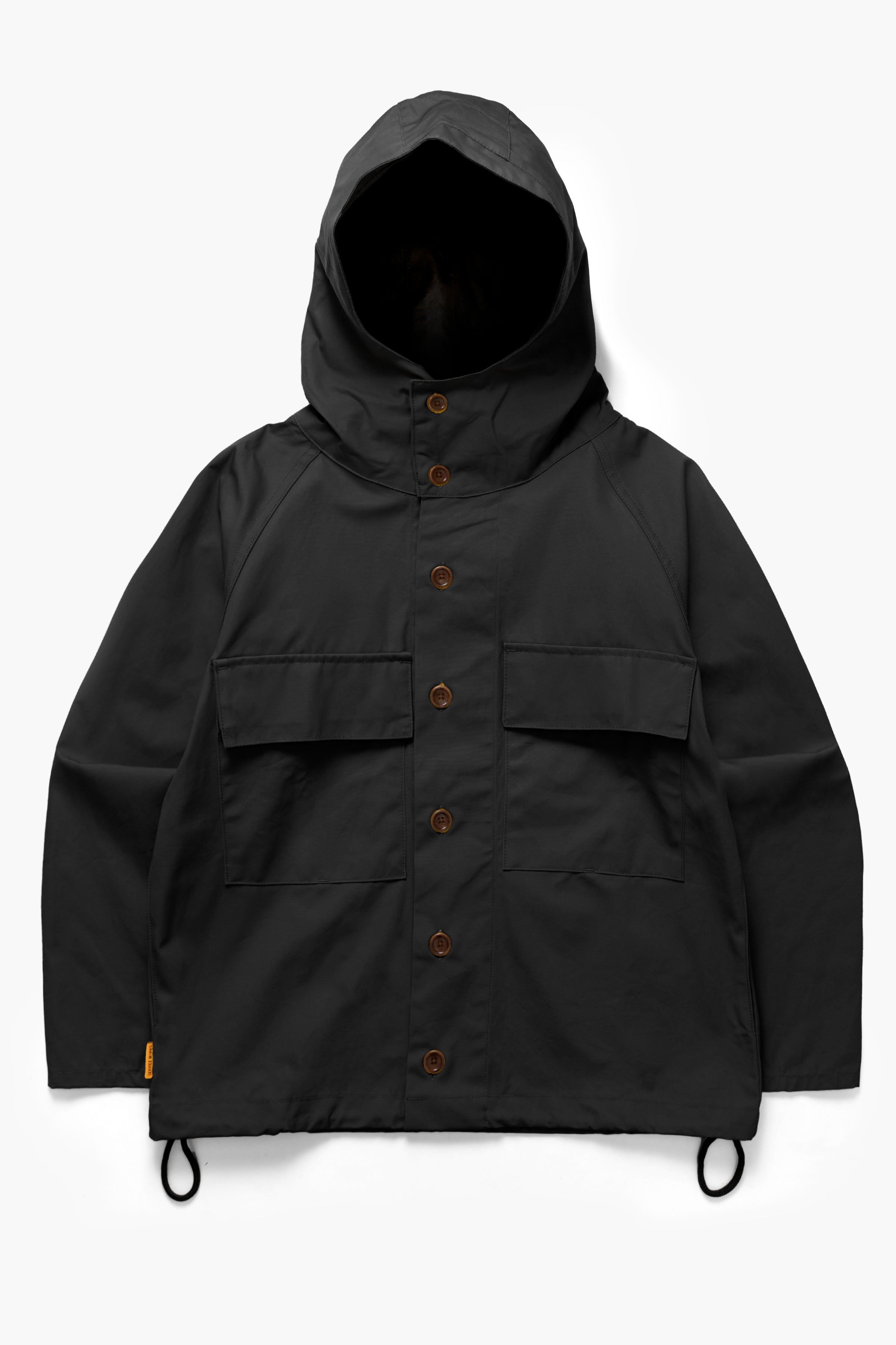 Service Works - Waxed Cotton Allotment Parka in Black