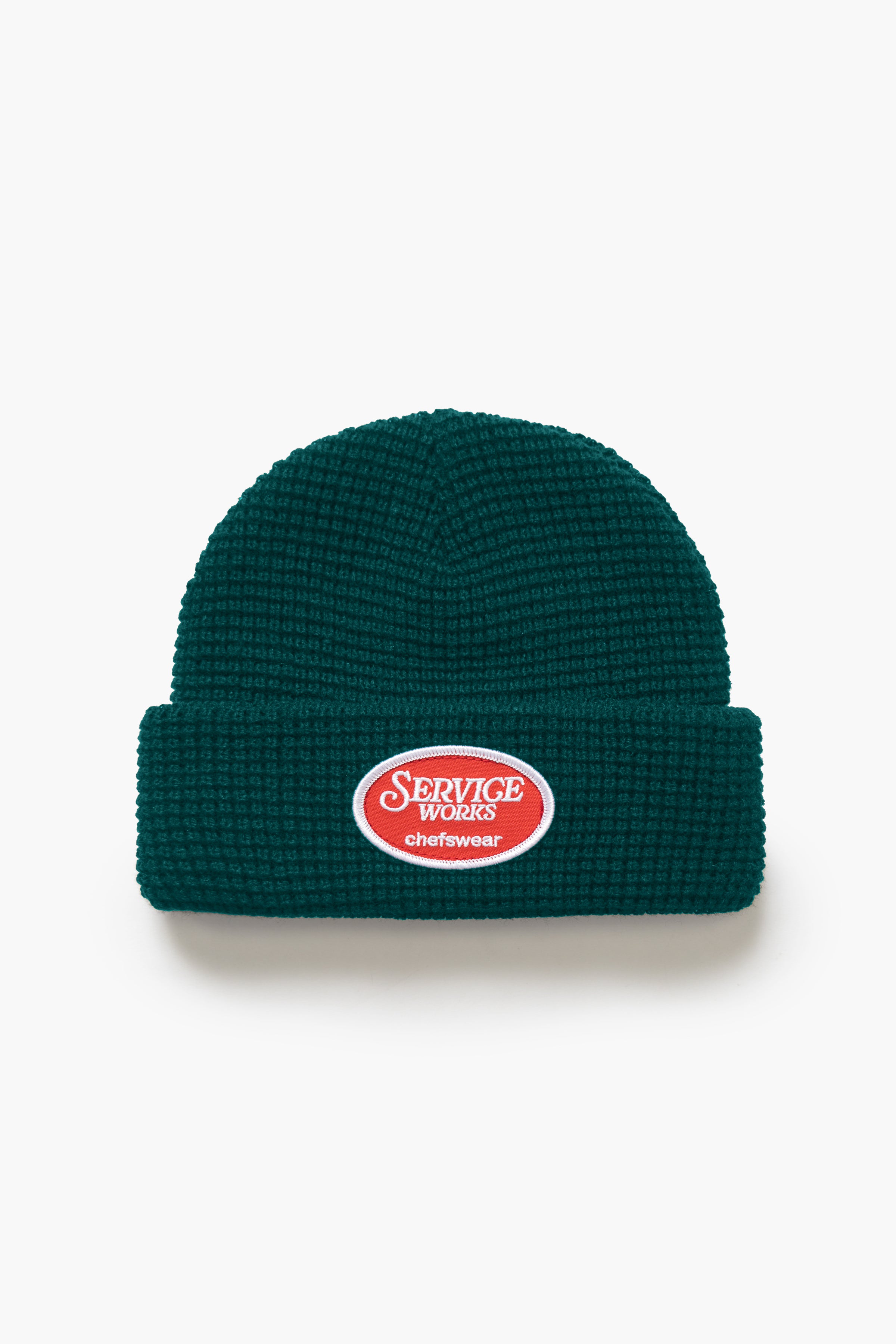 Service Works - Waffle Patch Beanie in Teal