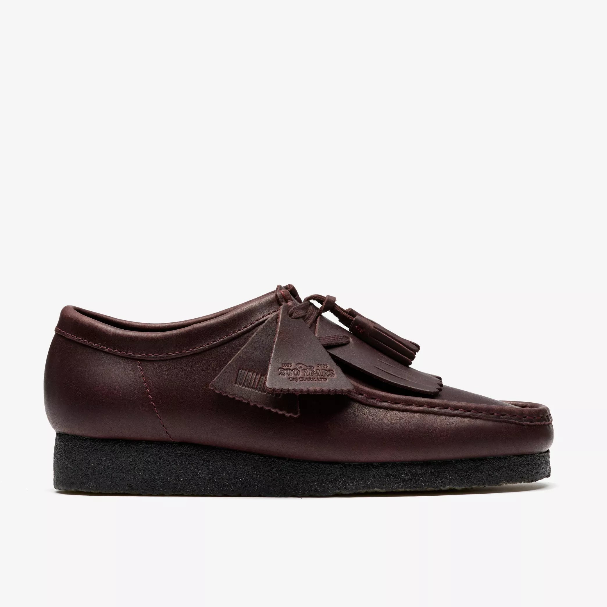 Clarks - Wallabee in Purple Grape Leather