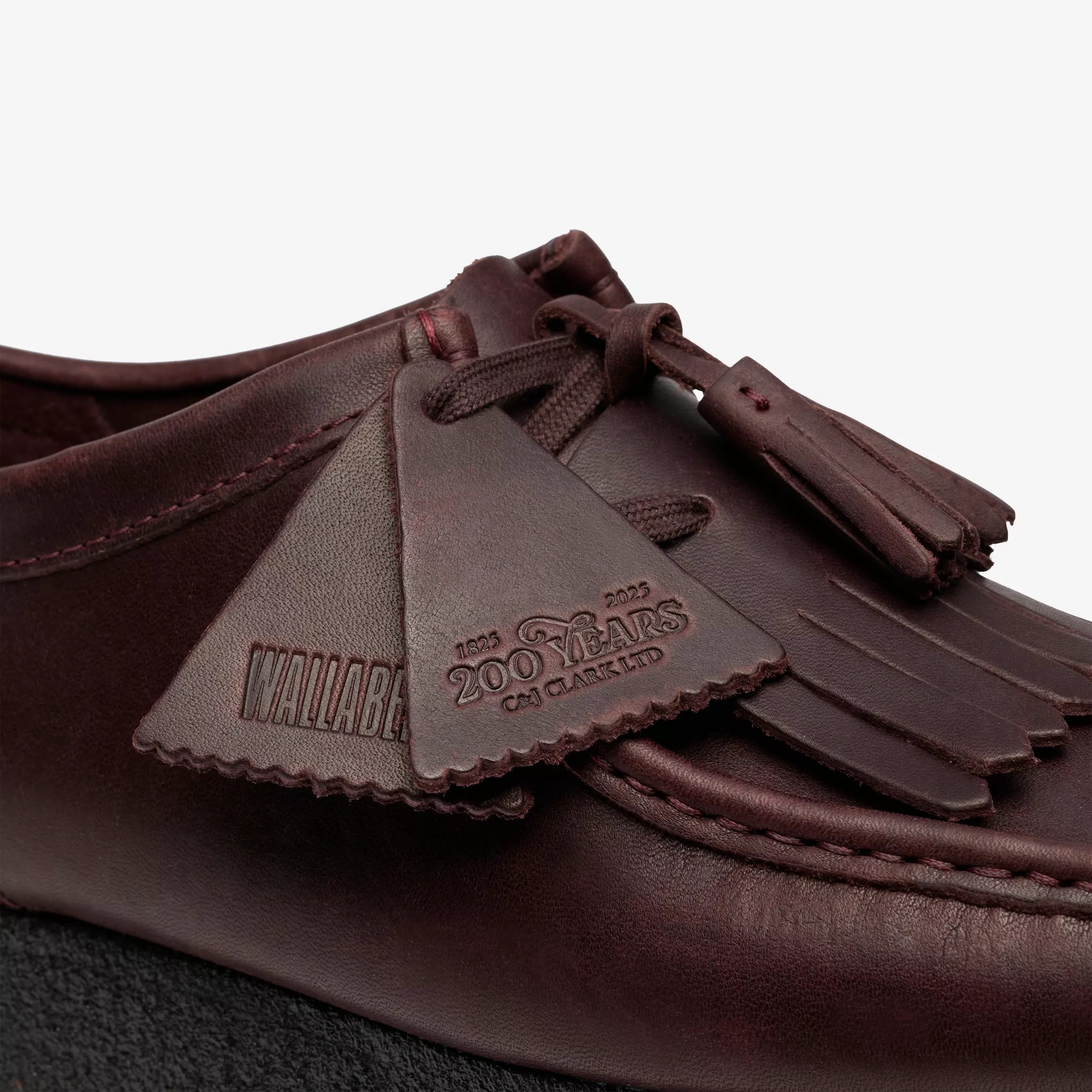 Clarks - Wallabee in Purple Grape Leather