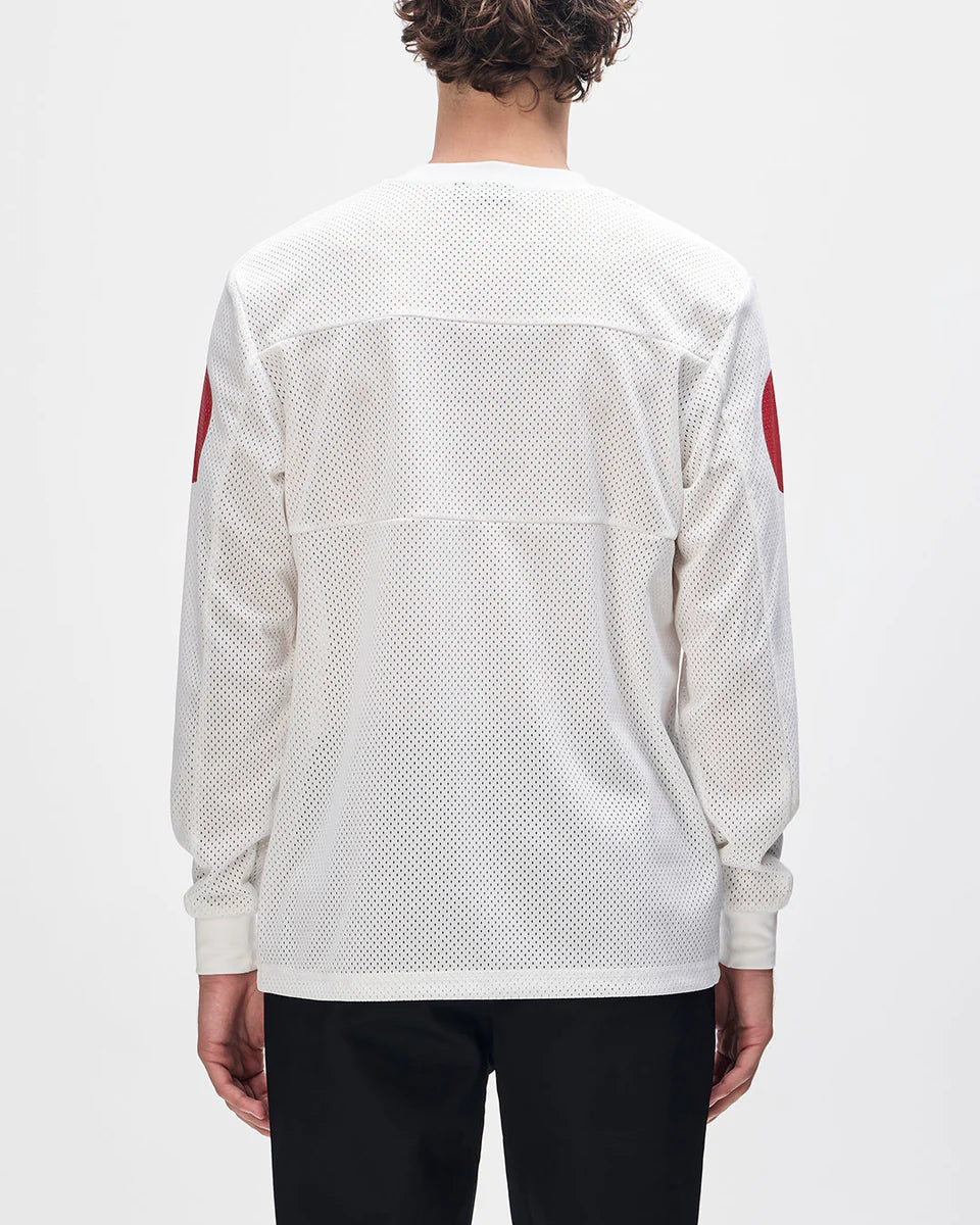Deus ex Machina - Saber Moto Jersey in Vintage White