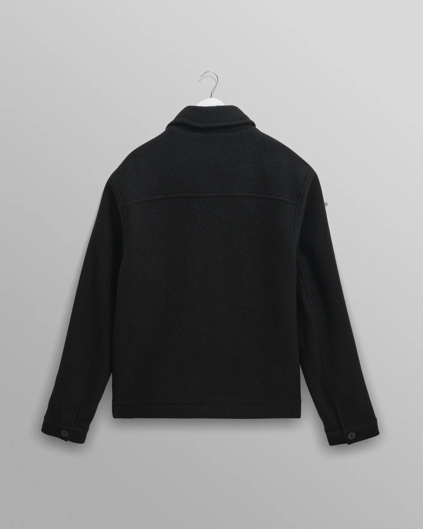Wax London - Eldon Midnight Navy Boiled Wool Jacket