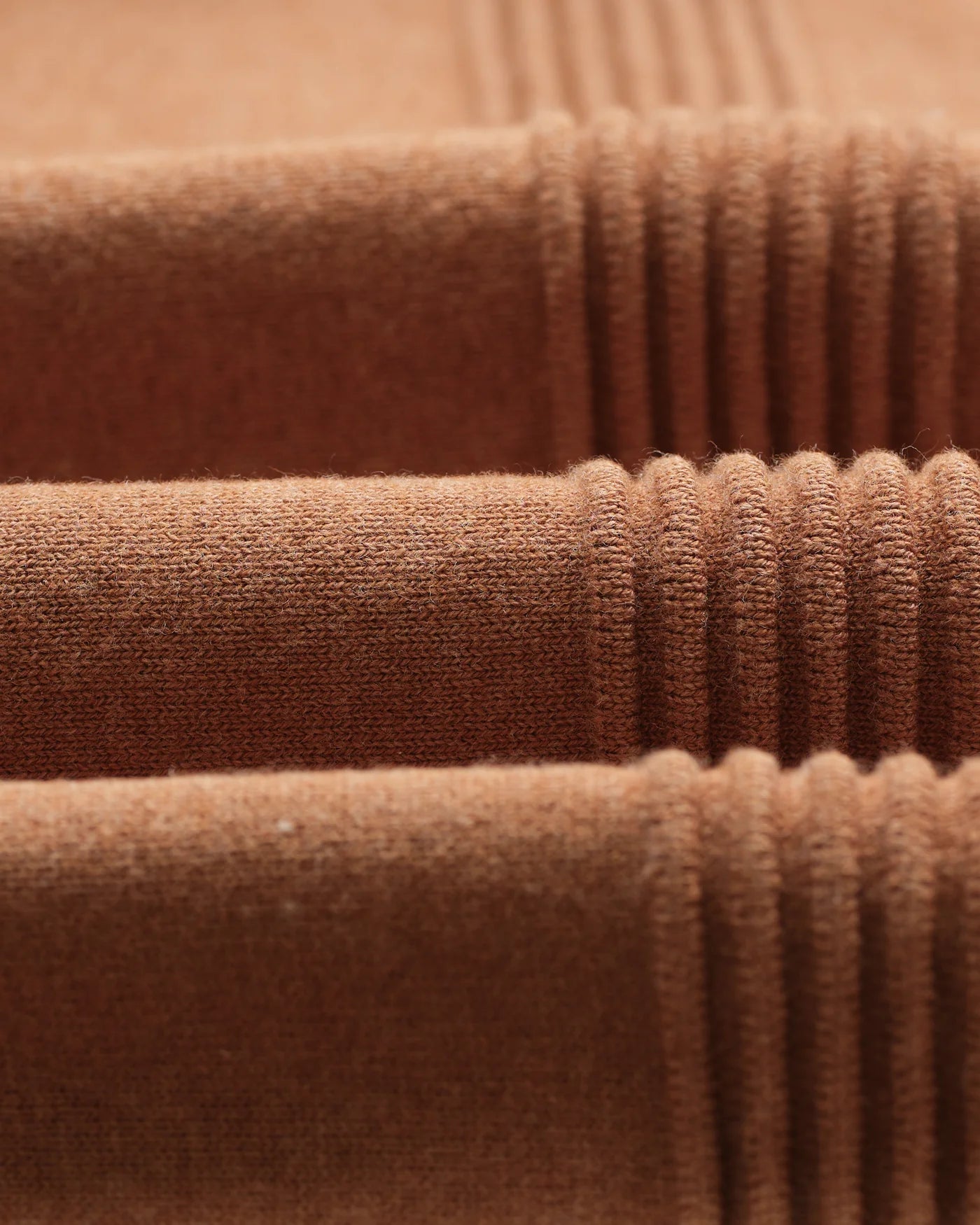 Wax London - Lennox Camel Milano Stripe Knitted Polo