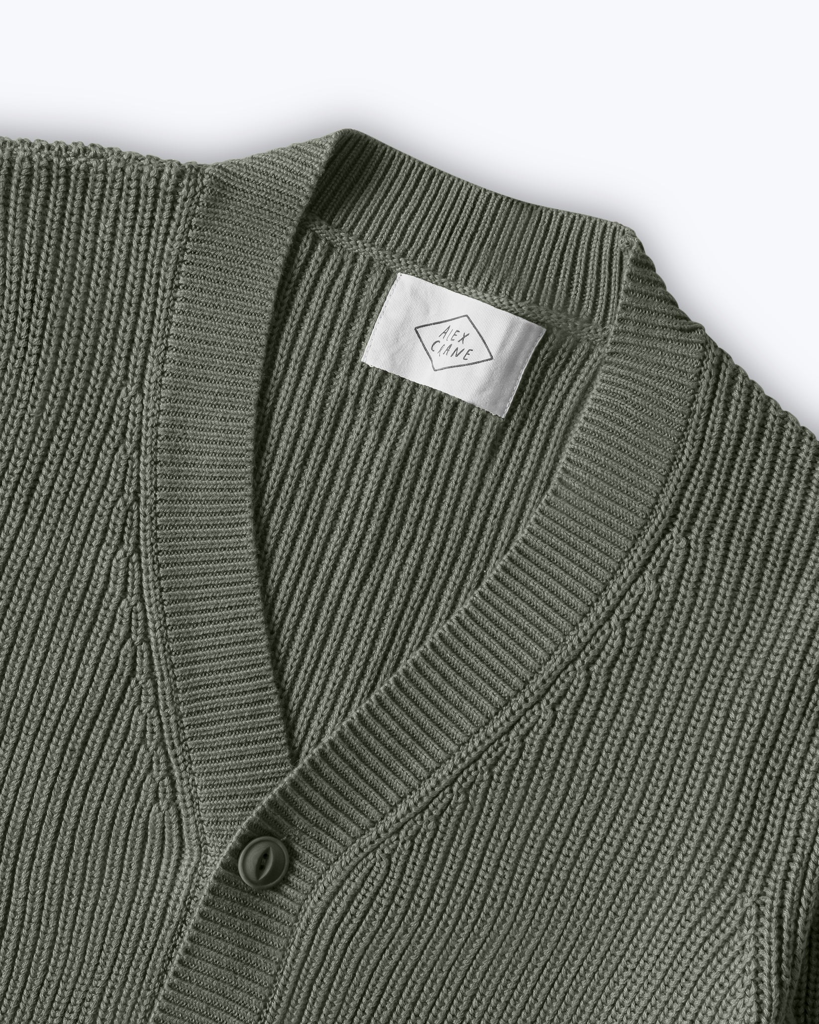 Alex Crane - Bay Cardigan in Pine