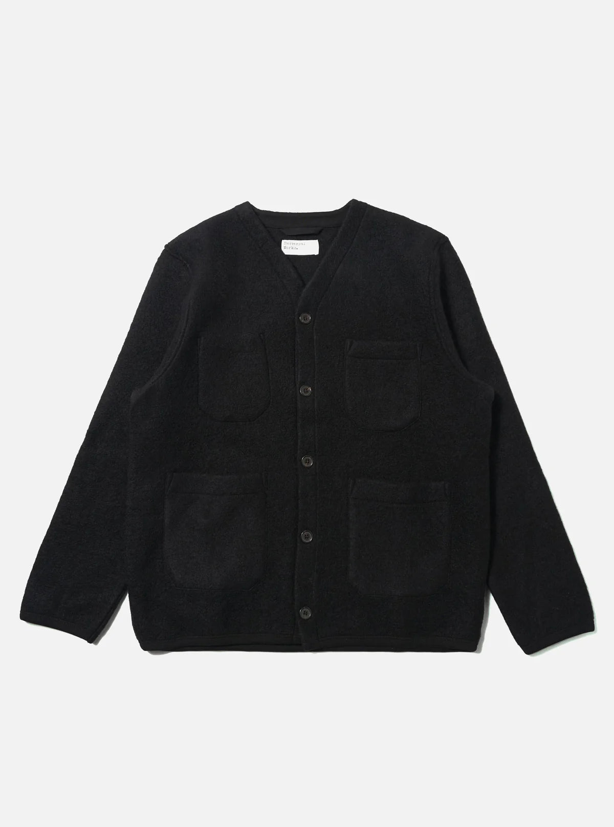 Universal Works - Cardigan in Black