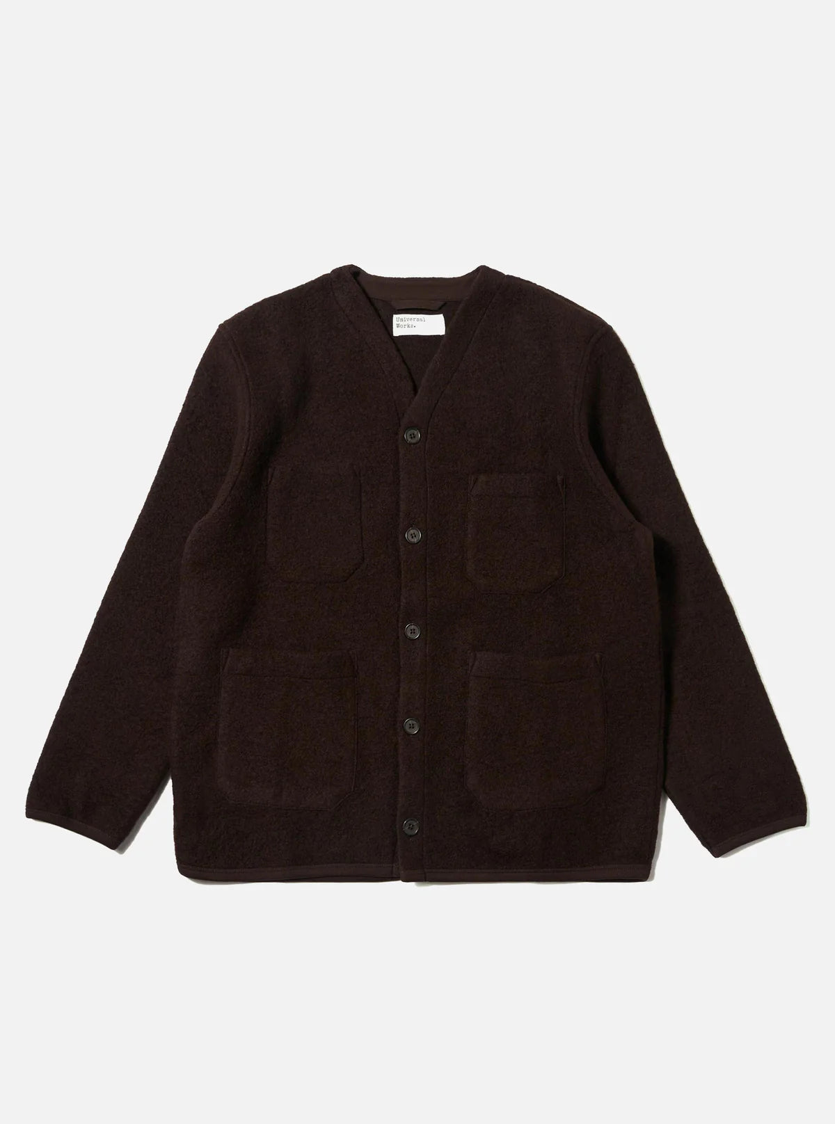 Universal Works - Cardigan in Brown