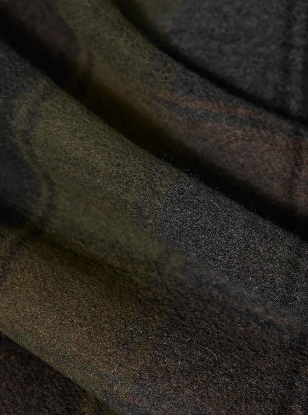Universal Works - Berlin Wool Check Wayfarer Jacket in Black/Brown