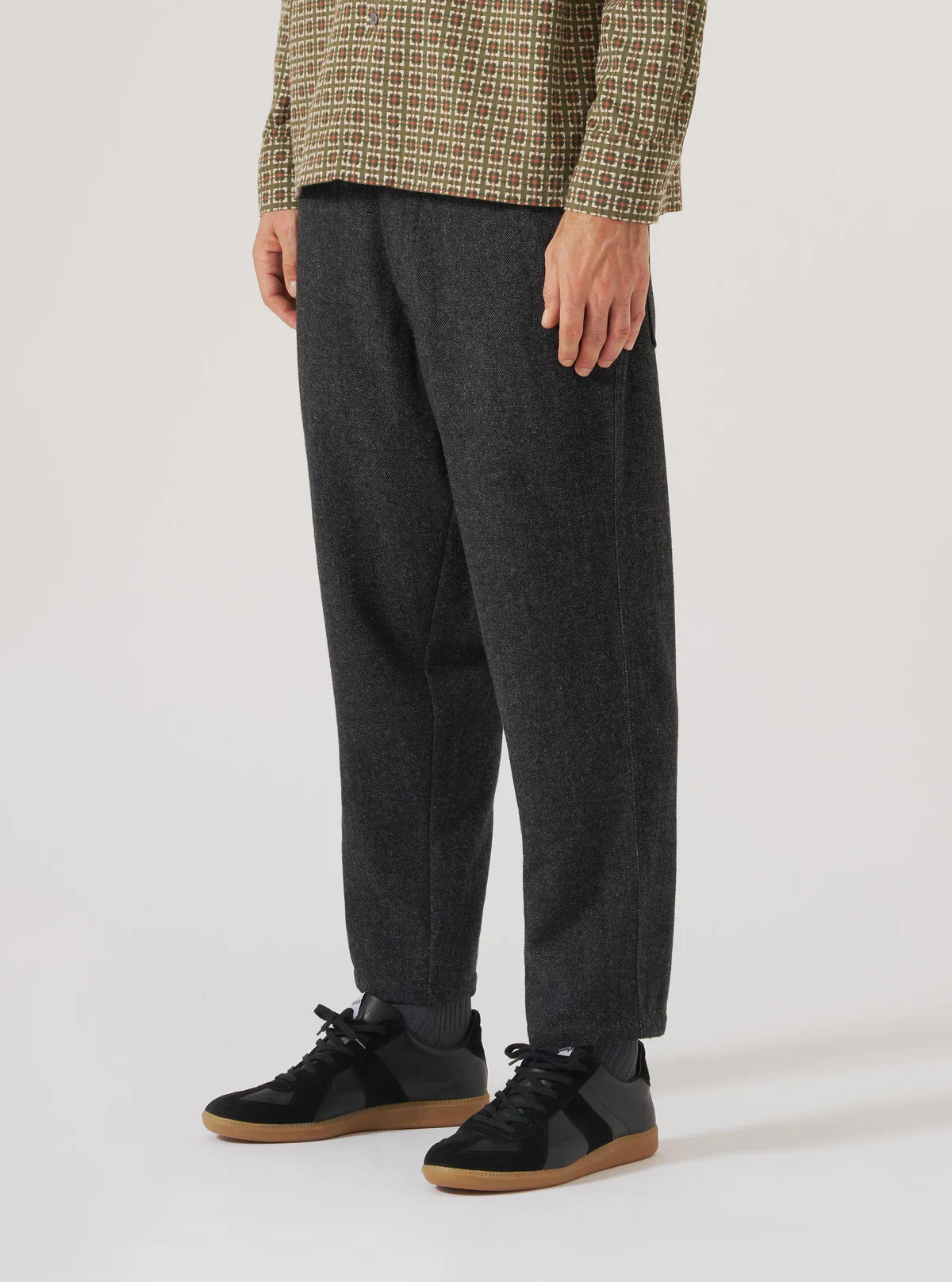 Universal Works - Hi Water Trouser in Grey Anders Wool Upcycled