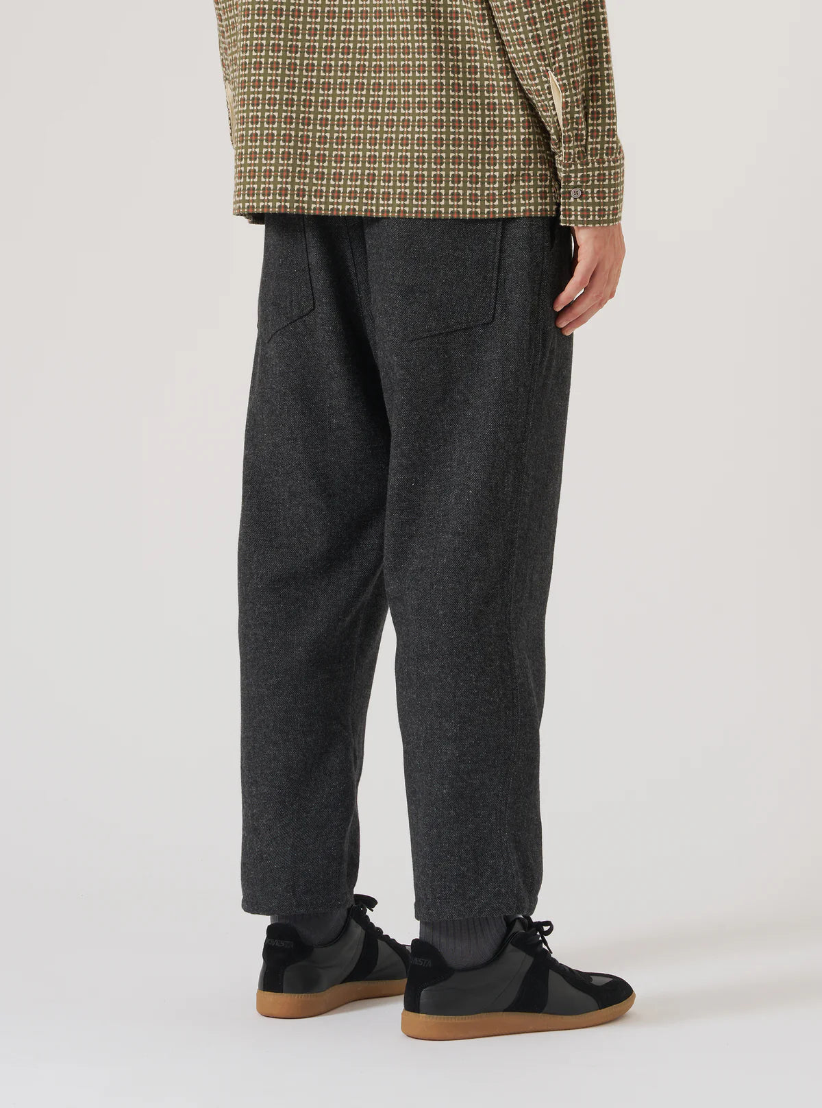 Universal Works - Hi Water Trouser in Grey Anders Wool Upcycled