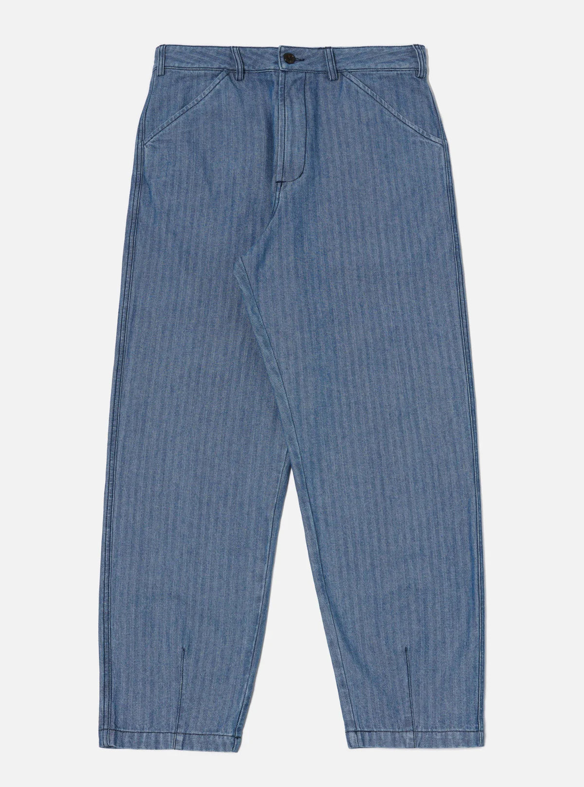 Universal Works - Utility Pant Indigo Denim Herringbone