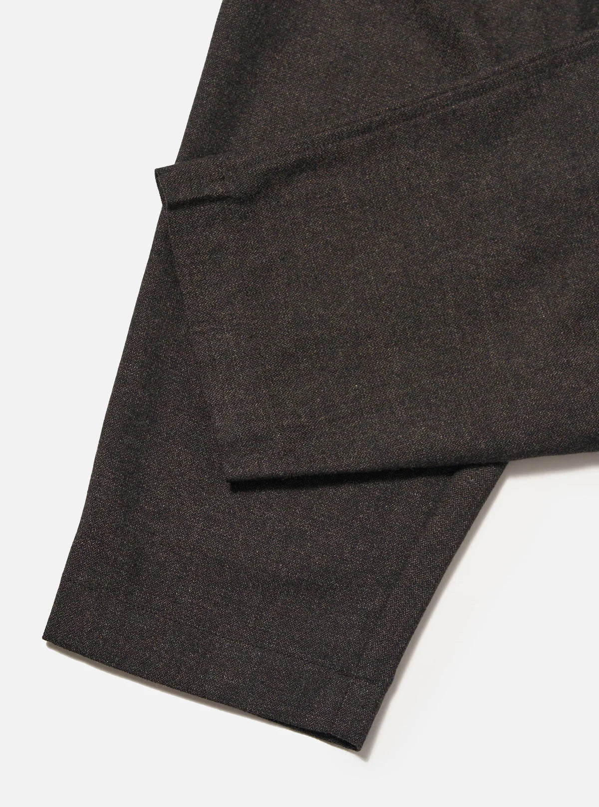 Universal Works - Pleated Track Pant in Brown Upcycled Italian Tweed