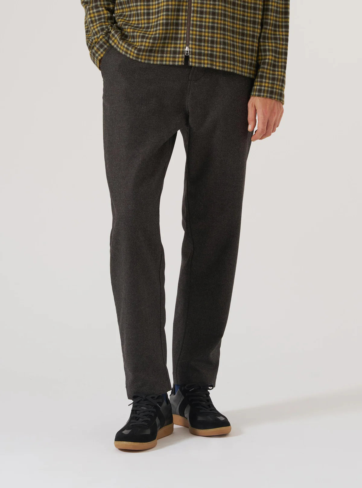 Universal Works - Military Chino in Brown Upcycled Italian Tweed