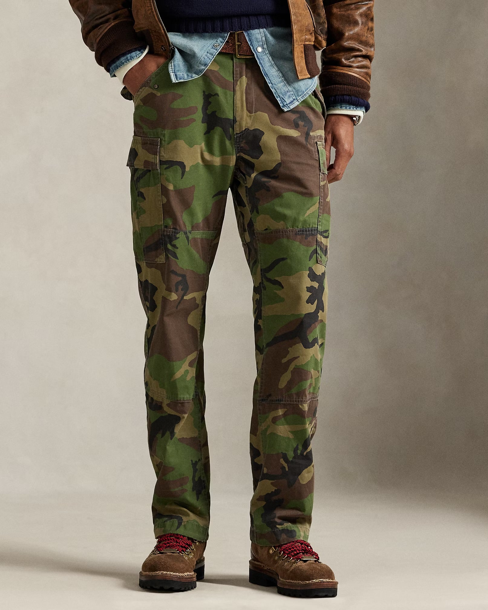 Polo Ralph Lauren - Classic Fit Cargo Pant in Camo Canvas