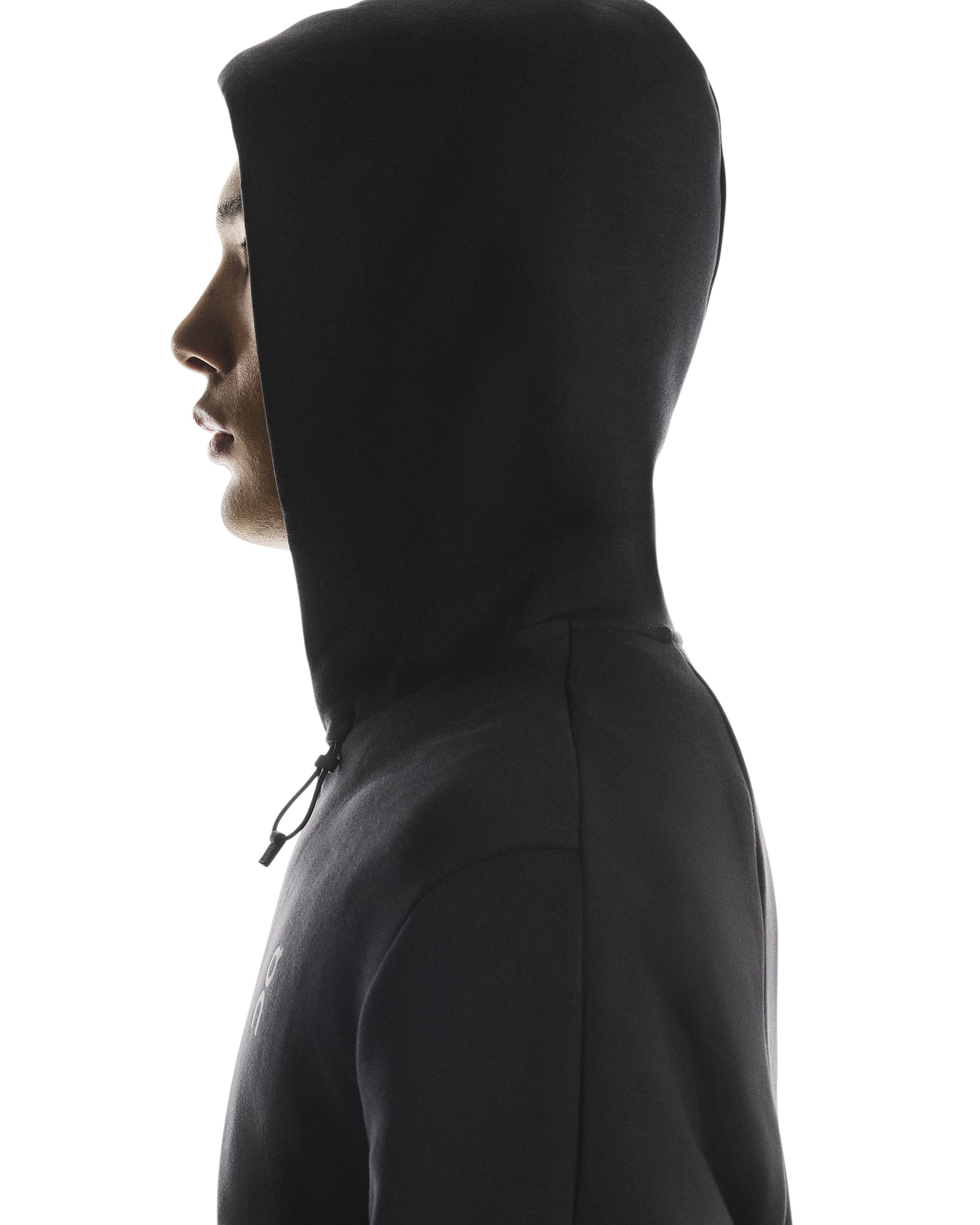 ON Running - Focus Tech Zip Hoodie in Black
