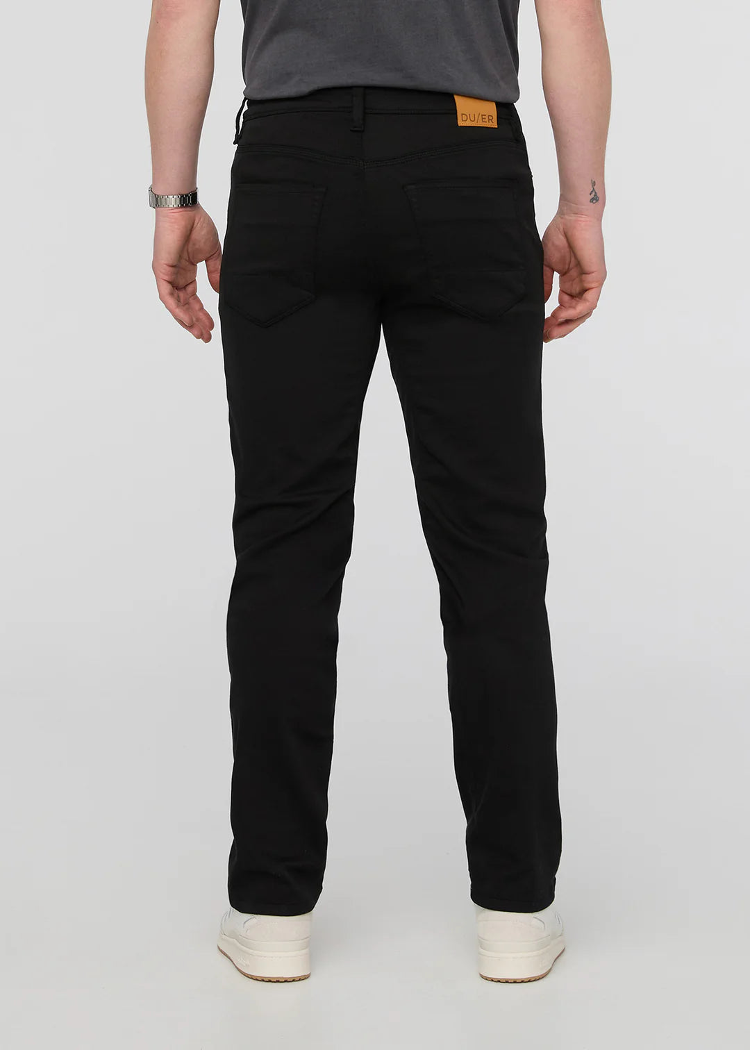 DUER - No Sweat Straight: Black