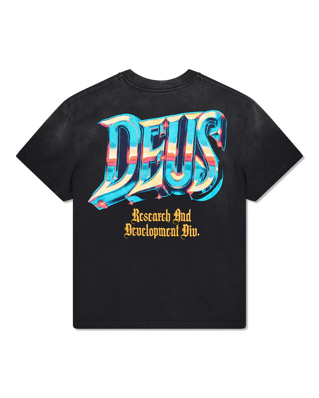Deus ex Machina - R&D Tee in Anthracite