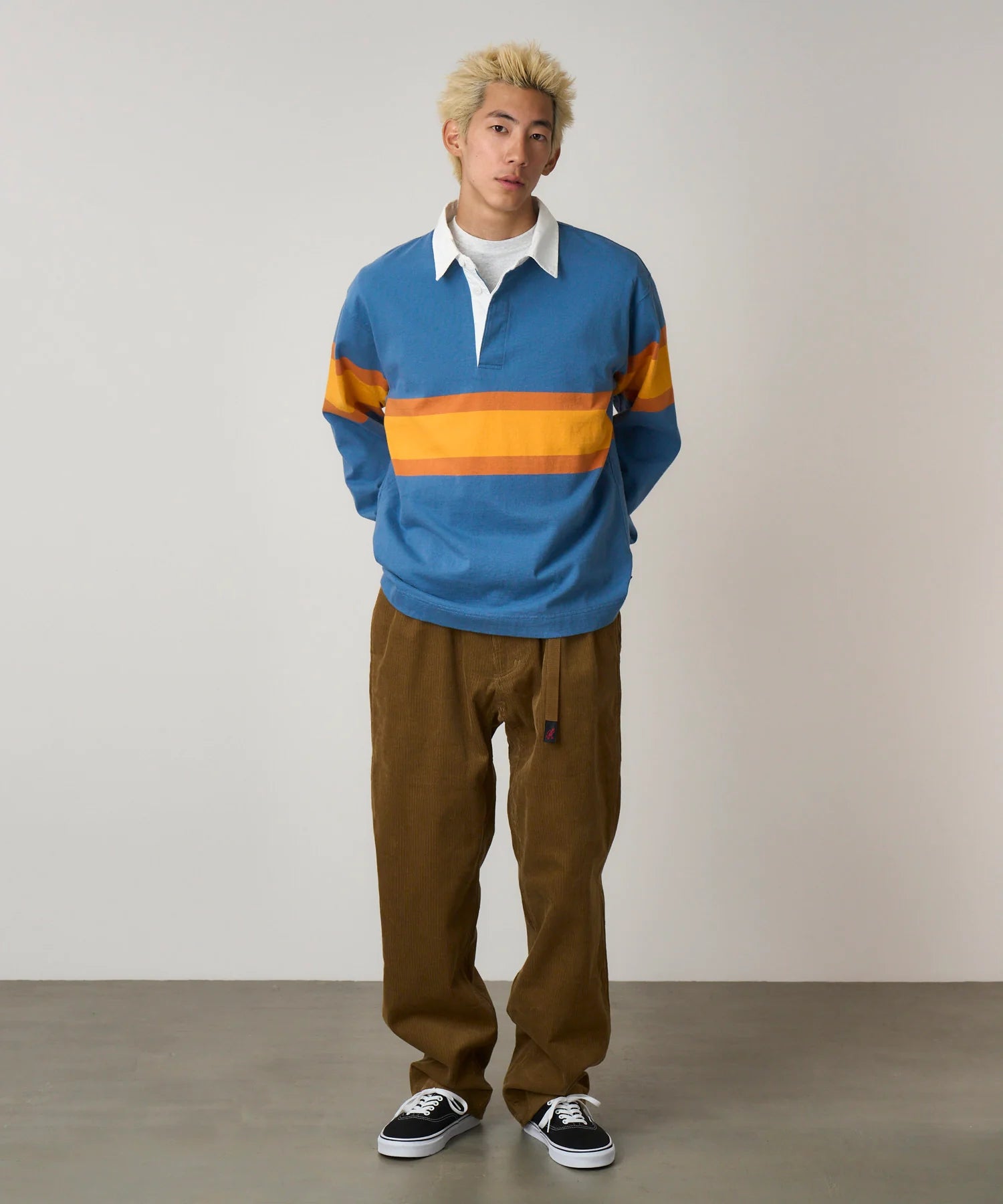 Gramicci - Langdon Rugby Shirt in Blue