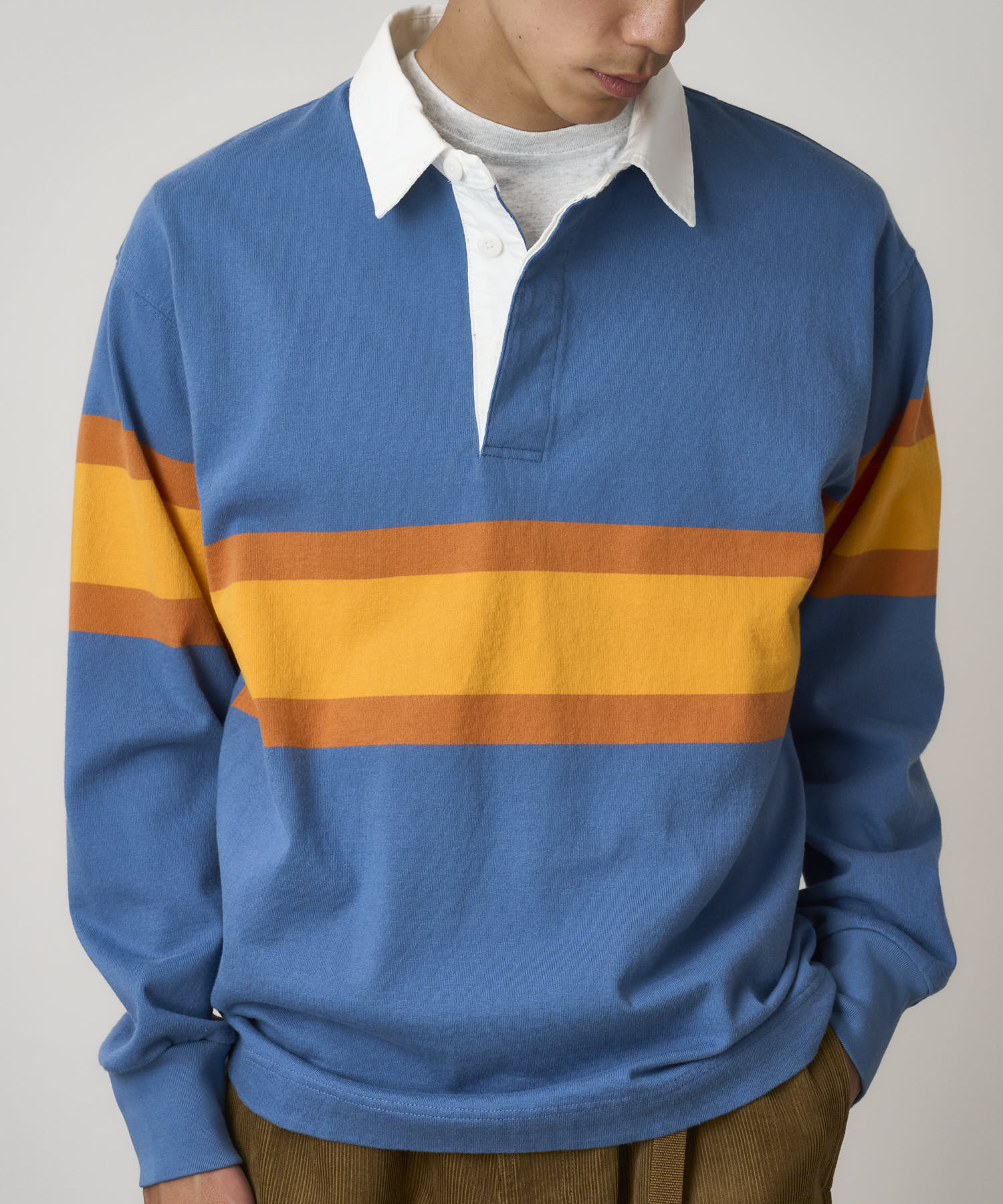 Gramicci - Langdon Rugby Shirt in Blue