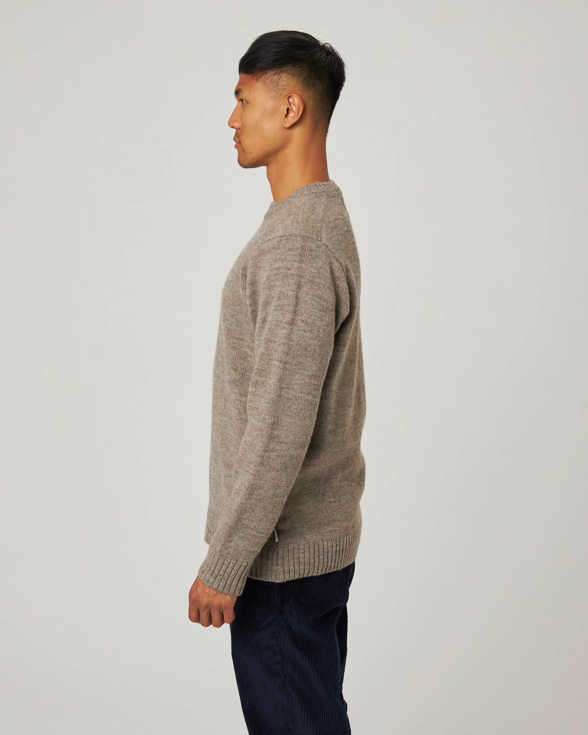 Peregrine - Makers Crew Jumper in Oak