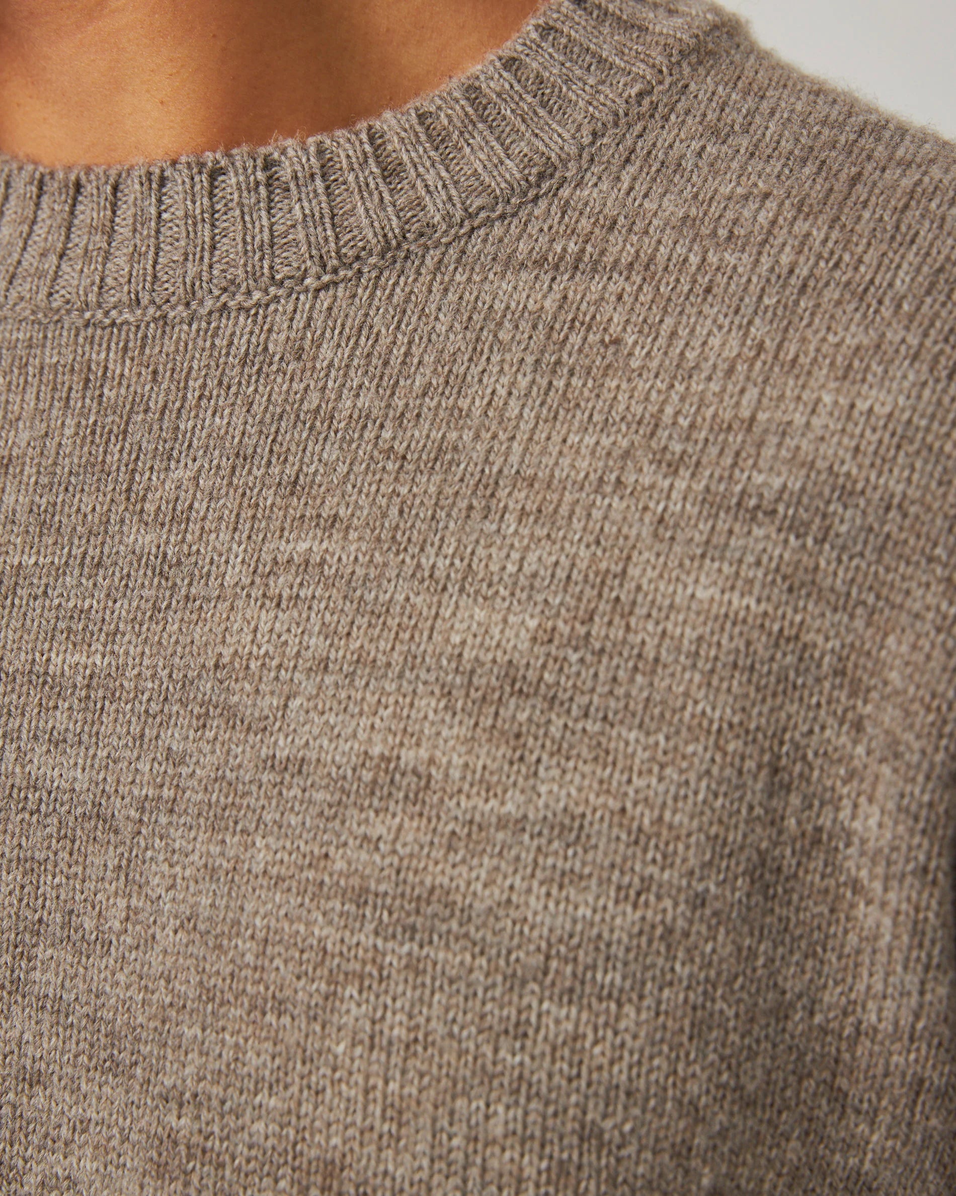 Peregrine - Makers Crew Jumper in Oak