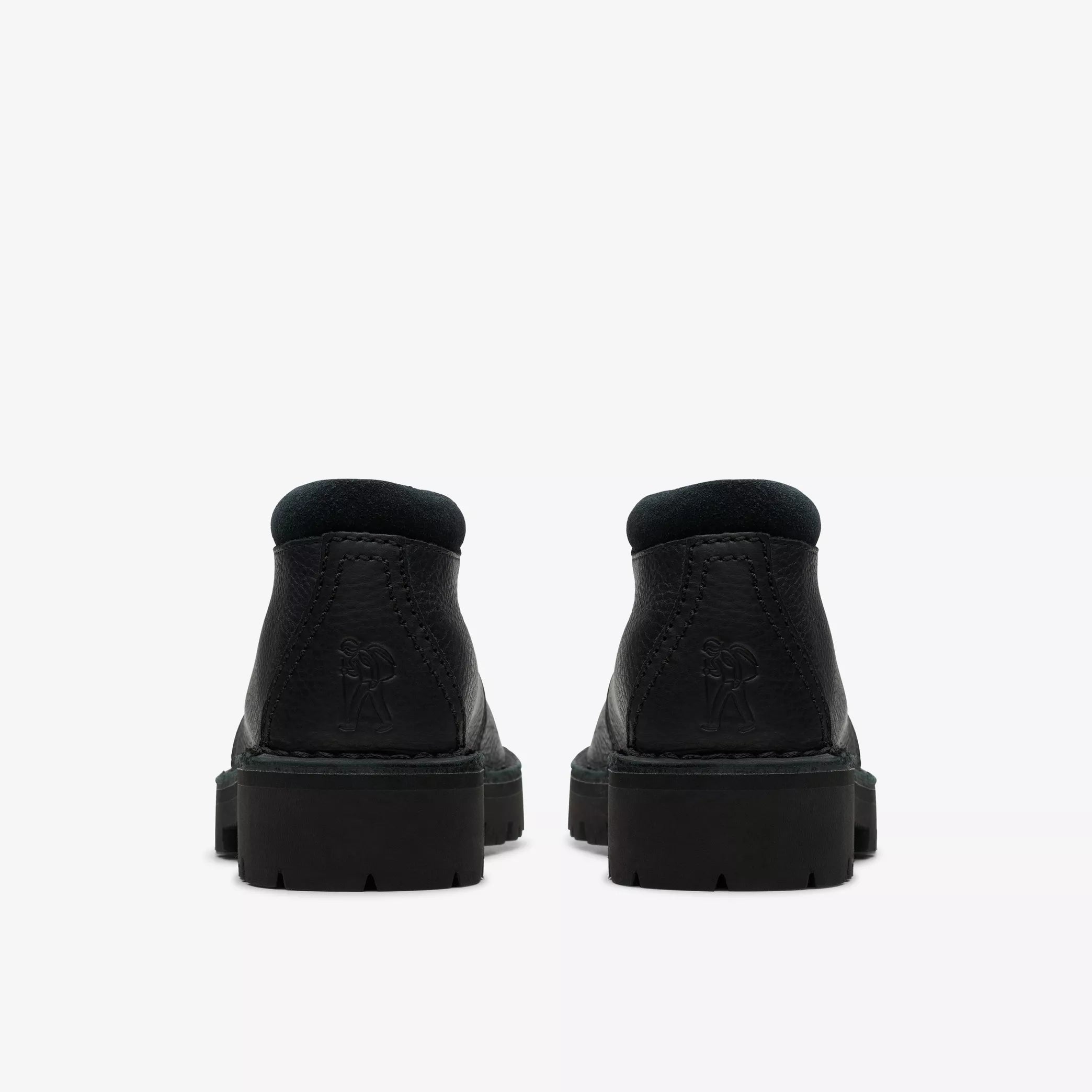 Clarks- Trek Hike Black Leather