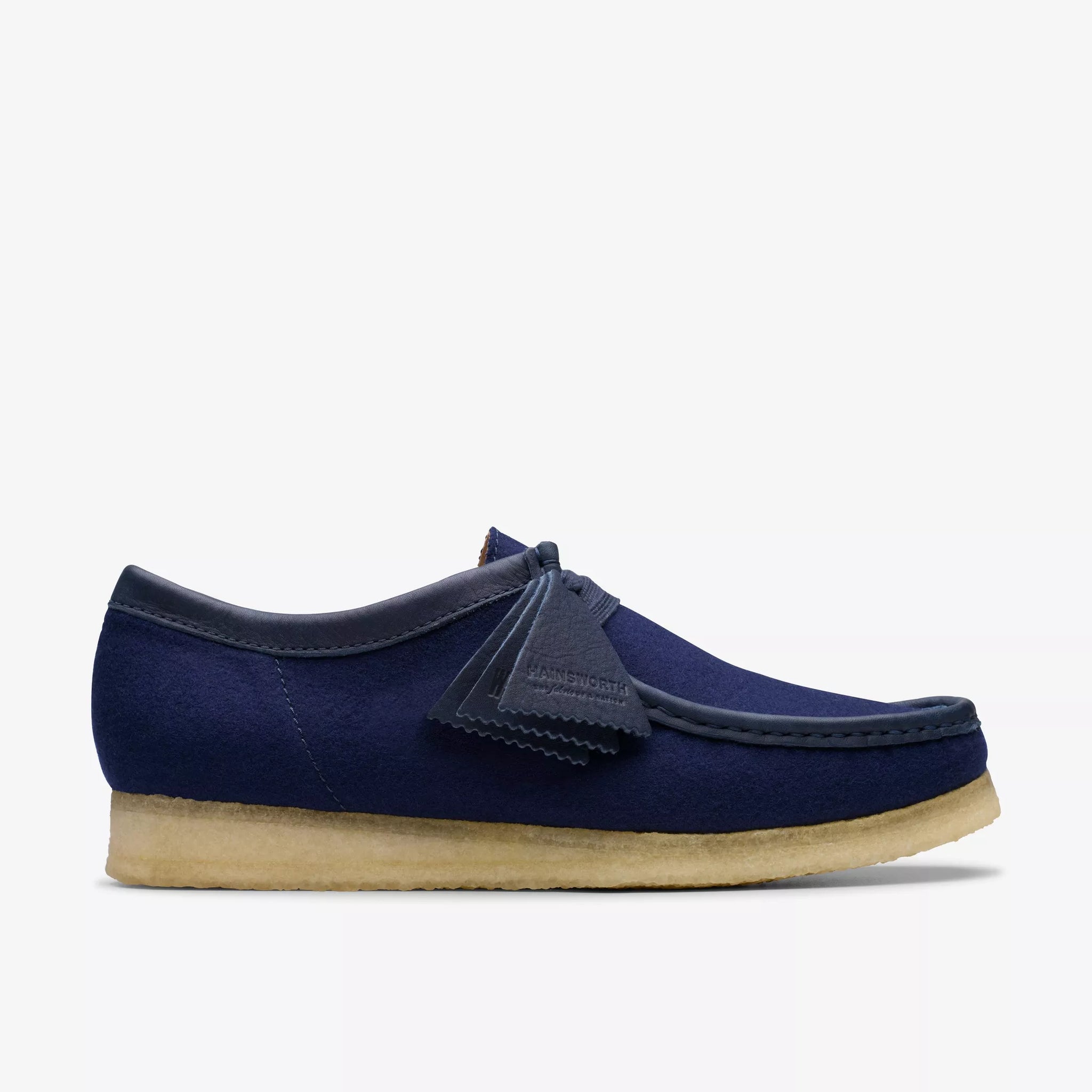 【希少・美品】ビューティー＆ユース 別注CLARKSWALLABEE NAVY Clarks- Wallabee Navy Wool
