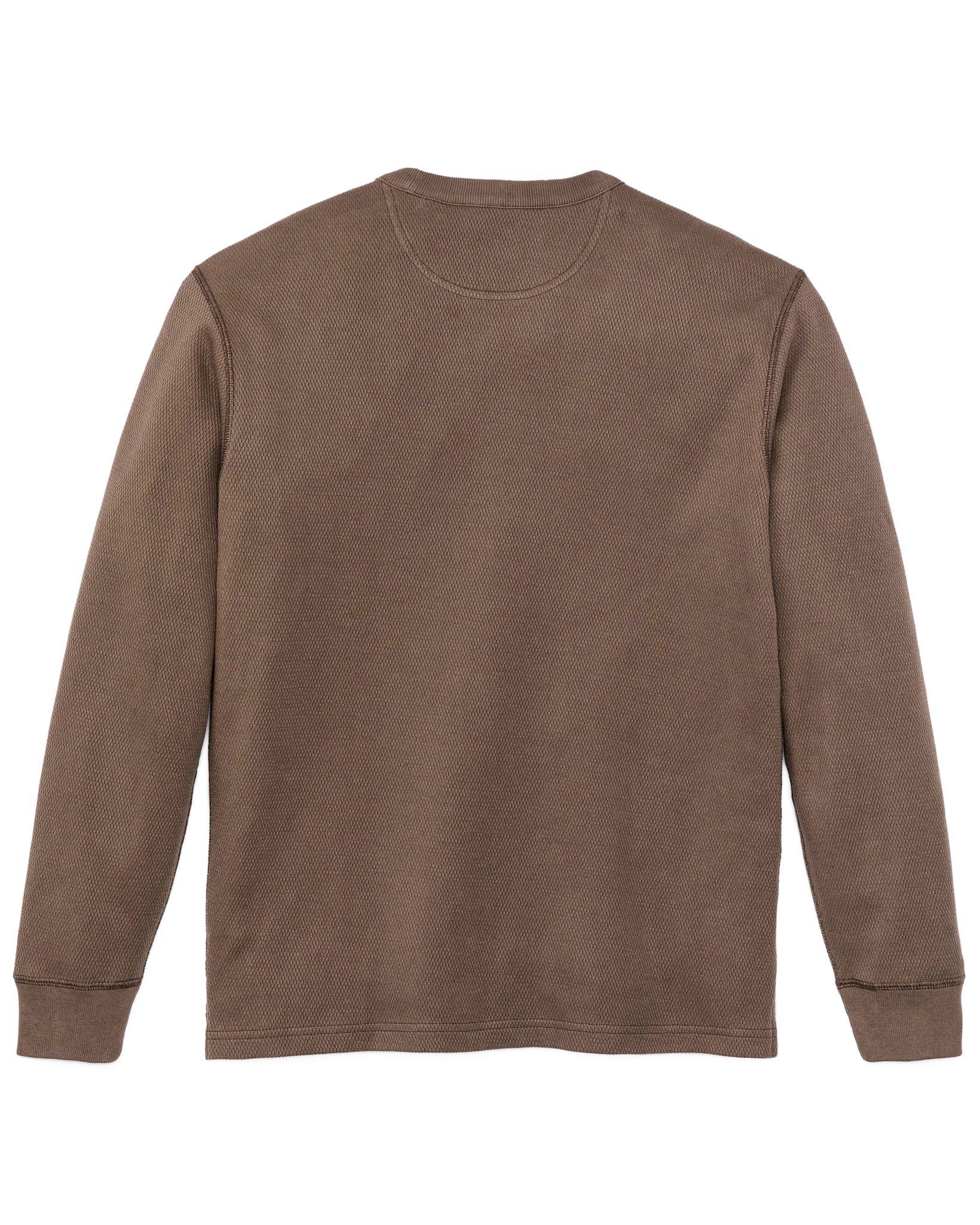 Filson- Waffle Knit Thermal Crewneck in Brown