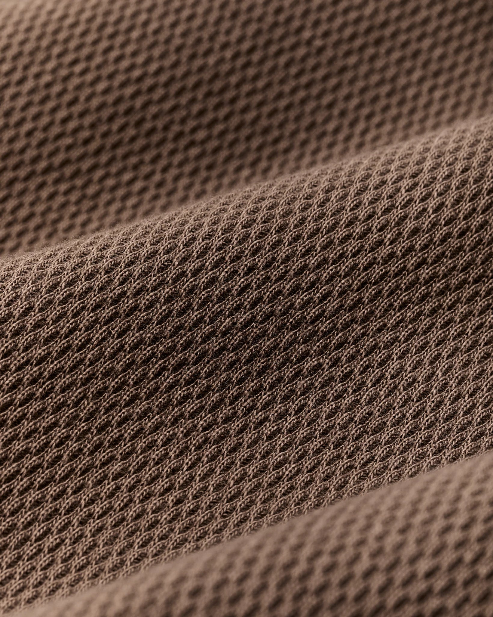 Filson- Waffle Knit Thermal Crewneck in Brown