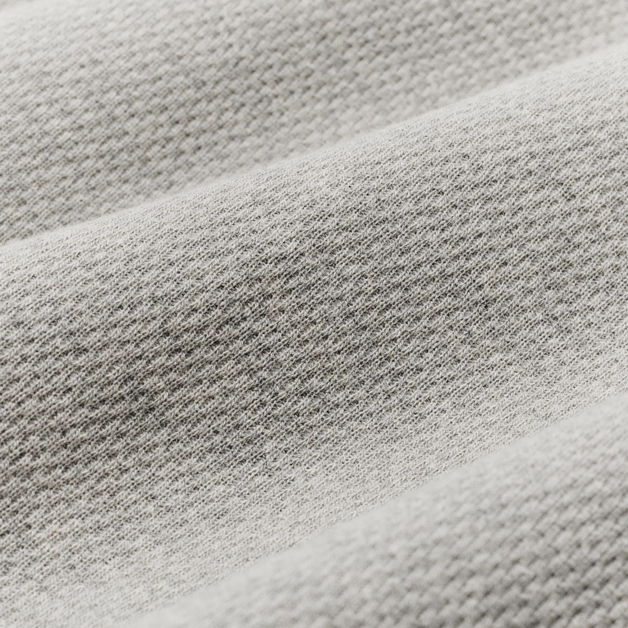 Filson- Waffle Knit Thermal Crewneck in Light Heather Grey