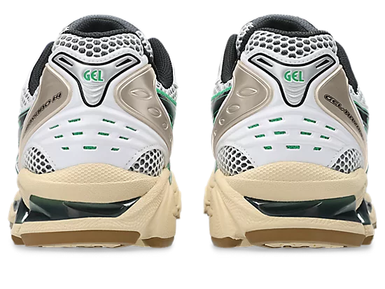 Asics - GEL-Kayano 14 in White/Hinoki Beige