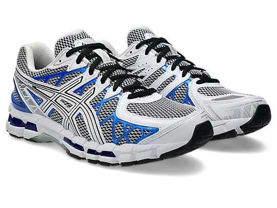 Asics - GEL-Kayano 20 in White/Illusion Blue