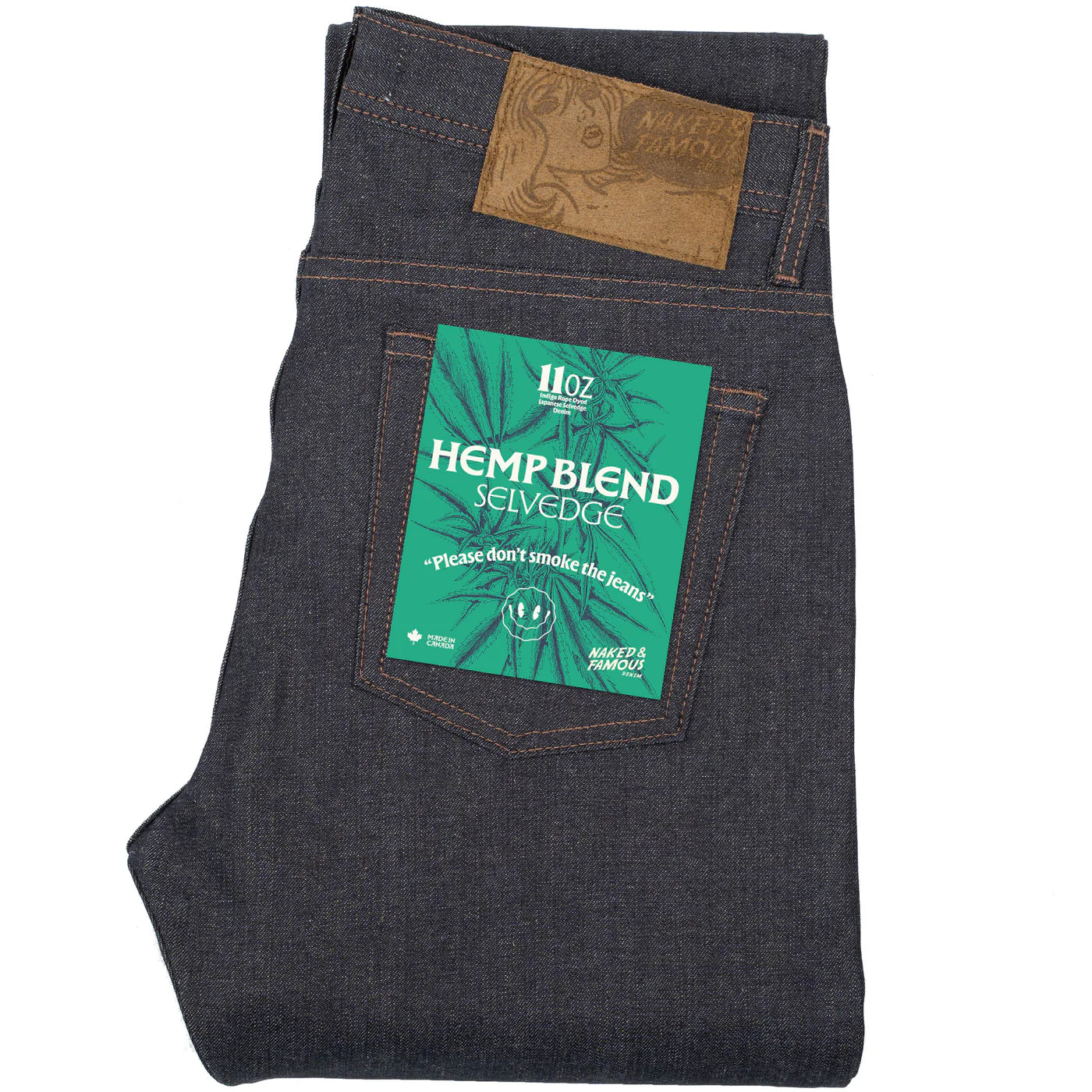 Naked & Famous - Weird Guy in Hemp Blend Selvedge Indigo