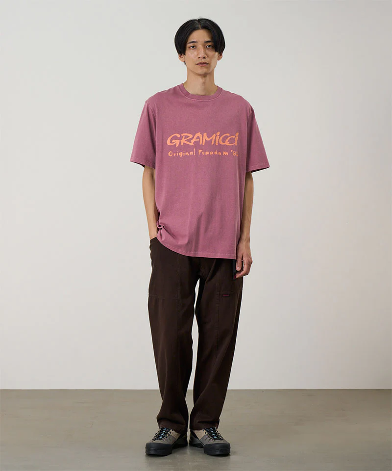 Gramicci - Freedom Tee Pigment Dyed in Red