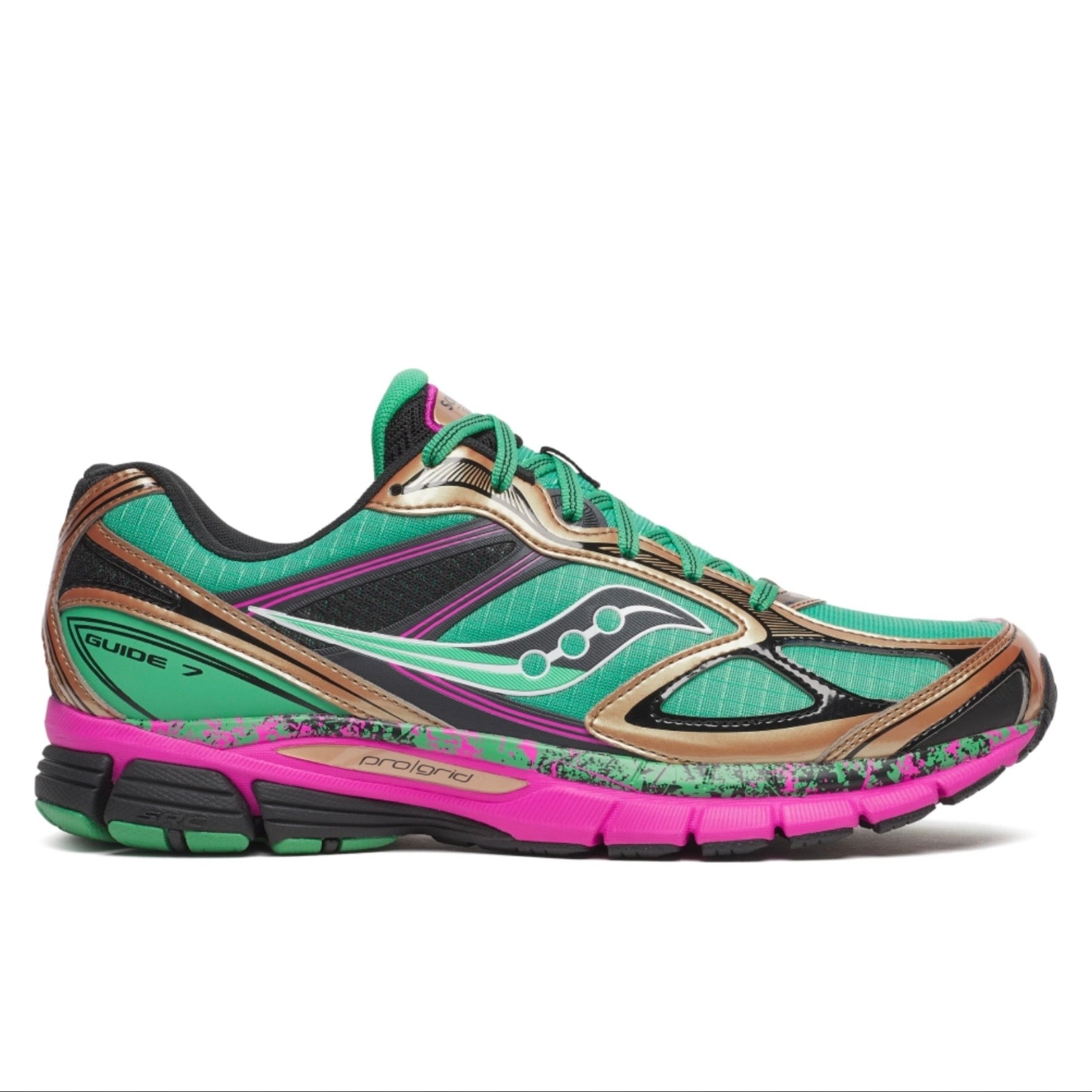 Saucony - Progrid Guide 7 in Green Bronze